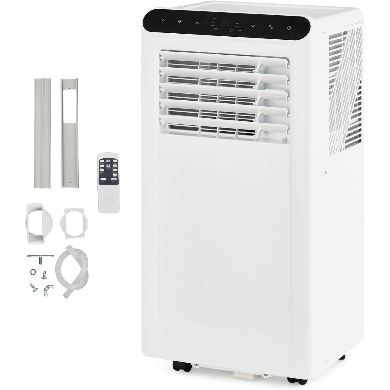 8000 BTU 3 in 1 Portable Air Conditioner: Cools Fan and Dehumidifier Up to 350 Sq.Ft Remote 24H Timer for Home Office
