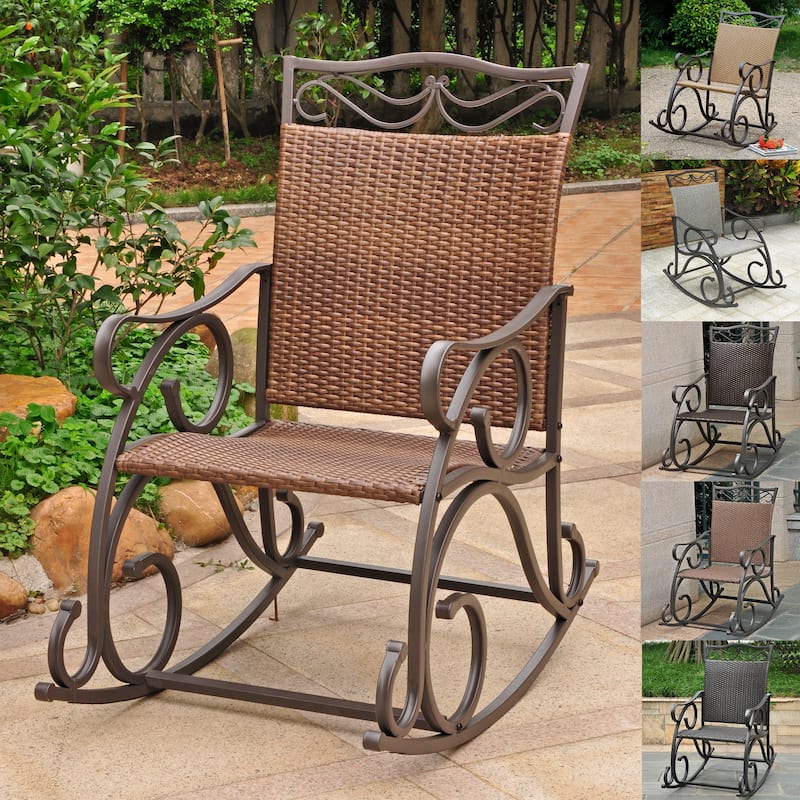 Valencia Resin Wicker Rocking Chair