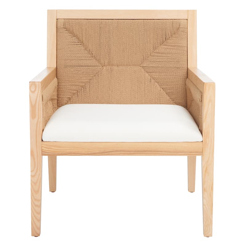 SAFAVIEH Couture Emilio Woven Accent Chair - 25 in. W x 26 in. D x 31 in. H