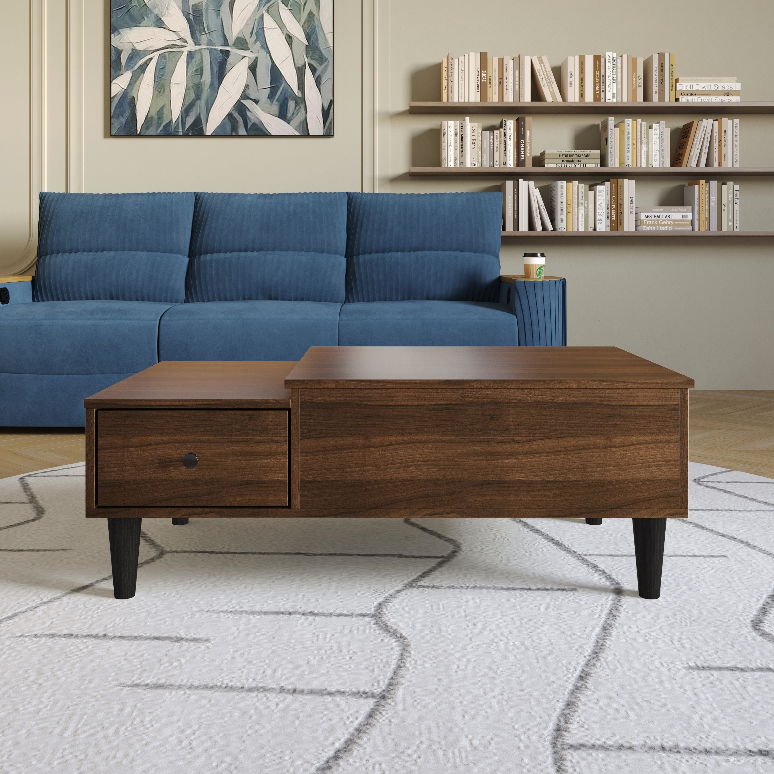 Clayfell Caribou Storage Lift Top Coffee Table