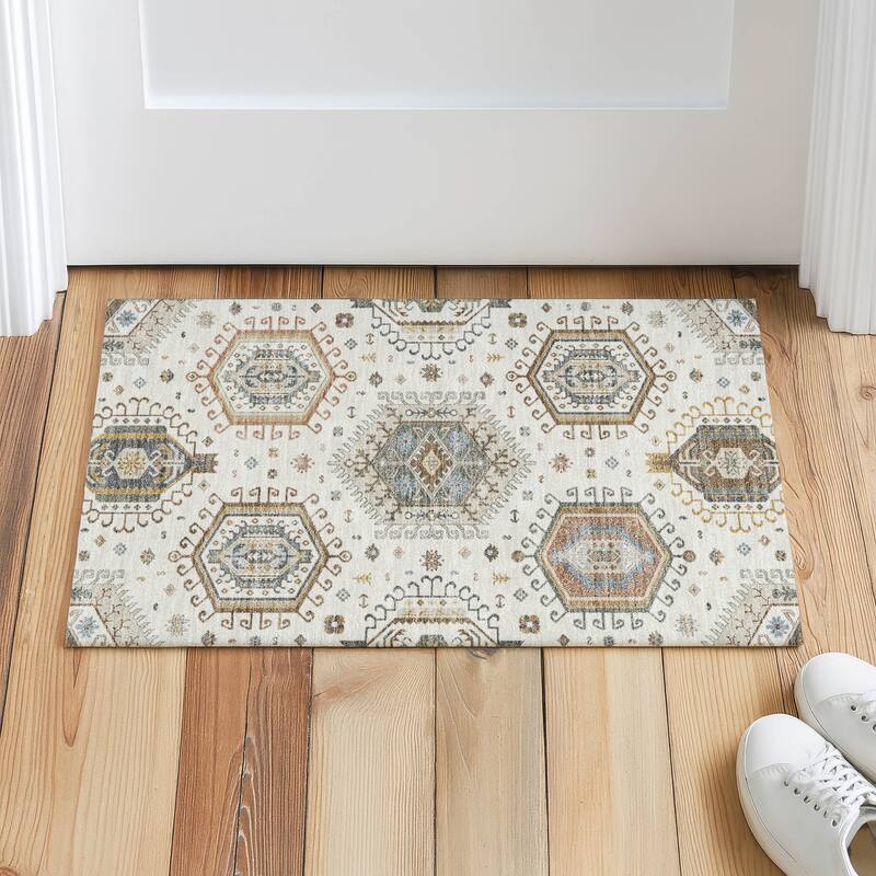 Machine Washable Indoor/ Outdoor Global Akron Chantille Rug
