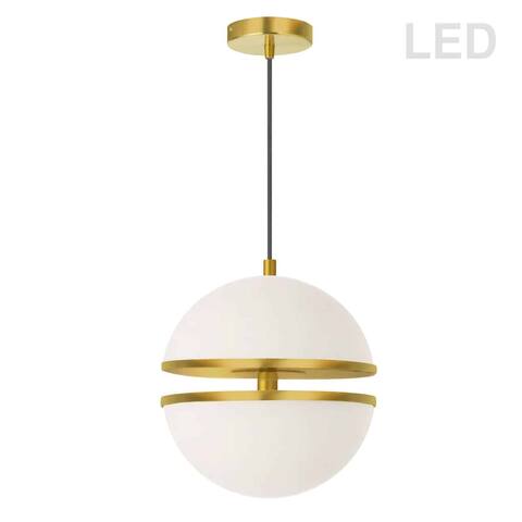 Dainolite Atomic Modern Aged Brass Luxury Pendant Light