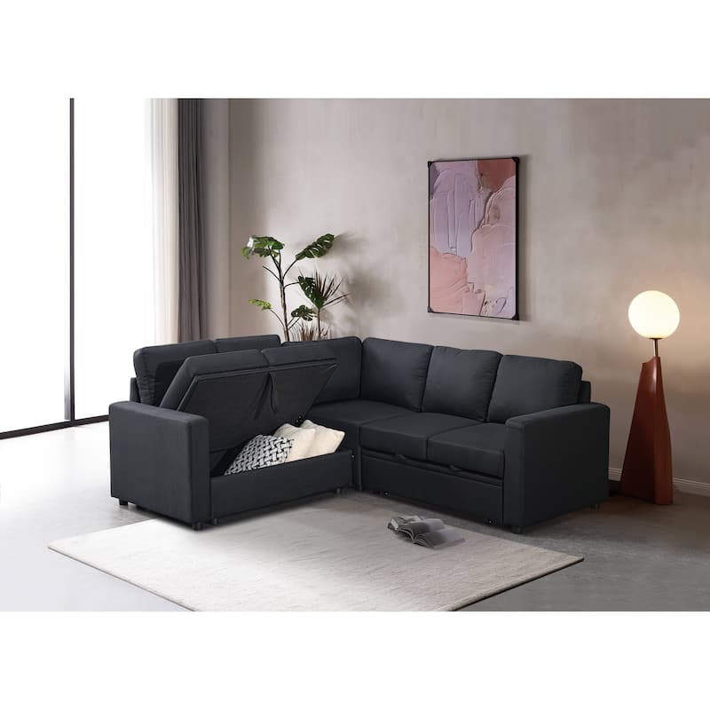 3 - Piece Upholstered Corner Sectional