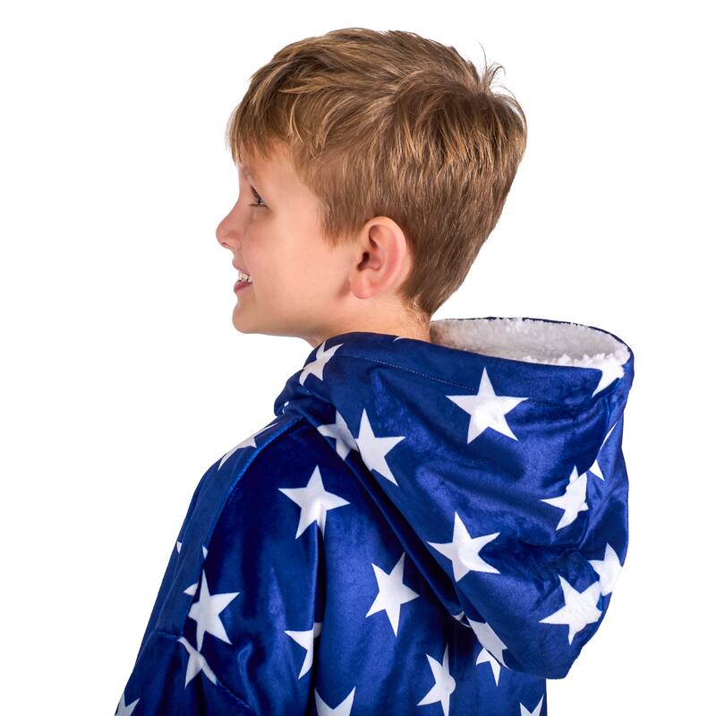 Bare Homey B-Cozy Oversized Sherpa Wearable Blanket