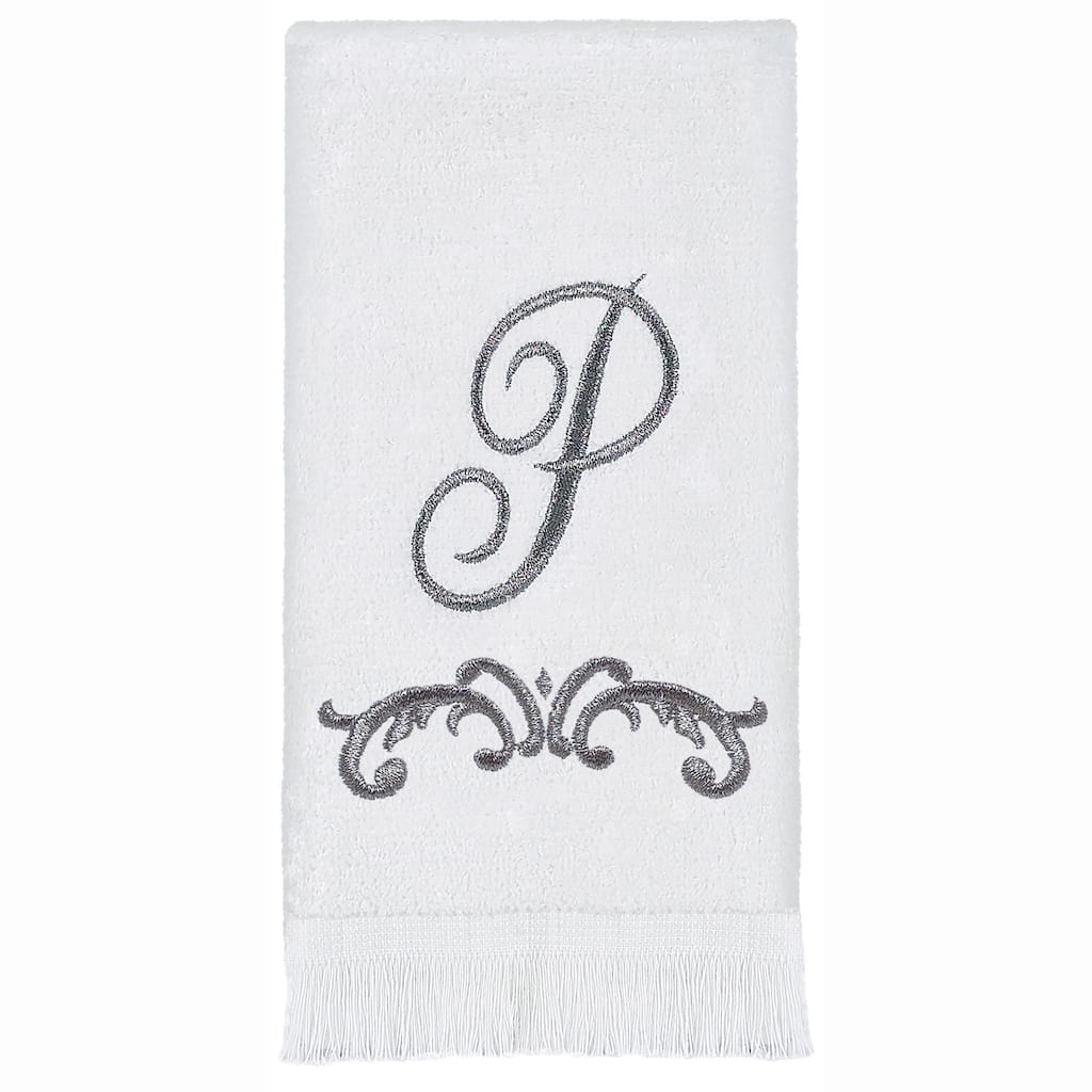 Avanti Linens Scroll Mono Fingertip Towel P - Fingertip Towel