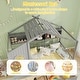 preview thumbnail 8 of 18, Gymax Twin Size House Bed Kids Bed Frame w/ 2 Storage Drawers & Fence