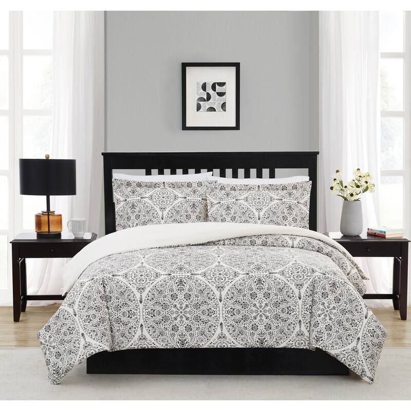 Cannon Gramercy Medallion 3 Piece Comforter Set