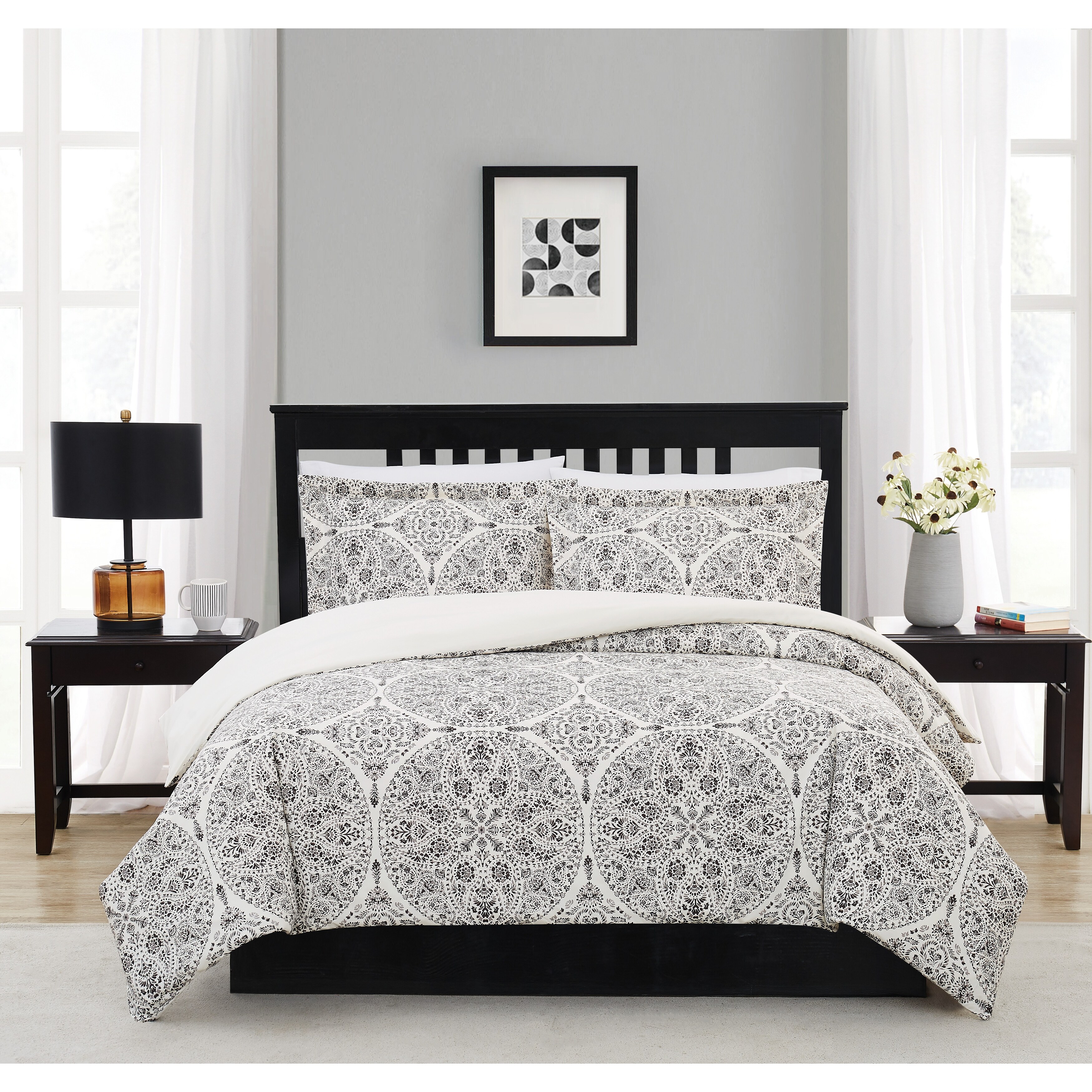Cannon Gramercy Medallion 3 Piece Comforter Set