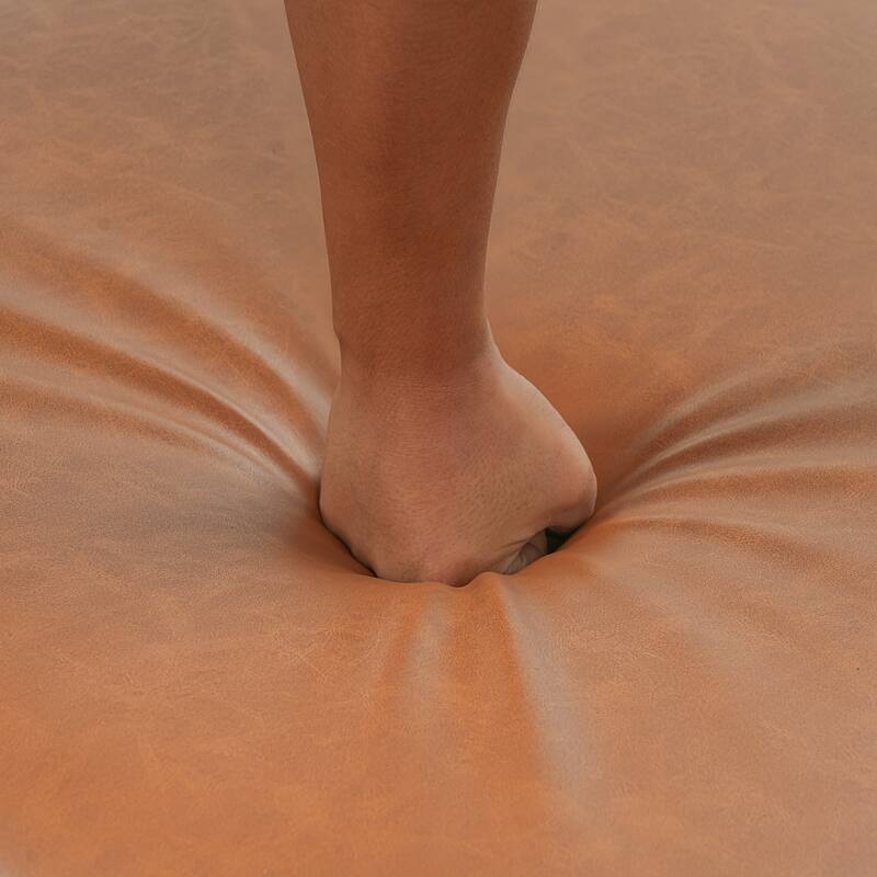 Christopher Knight Home - Arden Modern Upholstered Ottoman with Wooden Legs