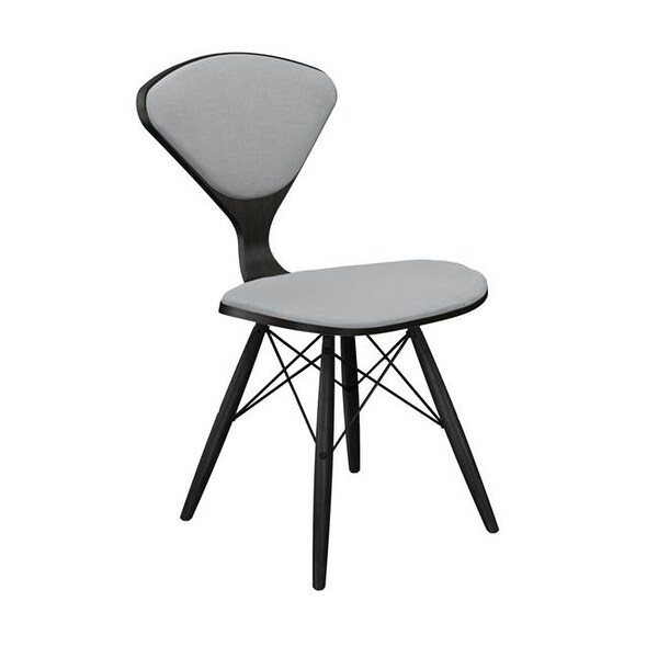 Nyekoncept 15001235 Black Emmet Dowel Chair Light Cool Gray