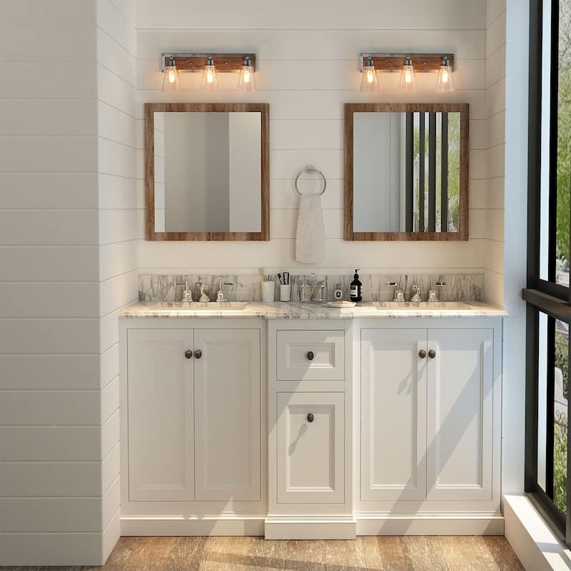 Carbon Loft Antique Bathroom Vanity Silver Linear Wall Sconce