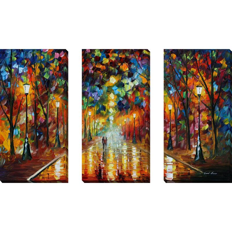 "Farewell To Anger" by Leonid Afremov 3 Piece Set on Canvas