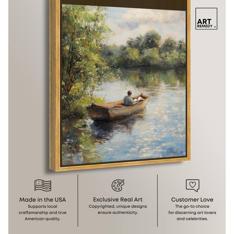 Lost in Thought Canvas by Art Remedy