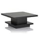 preview thumbnail 22 of 41, Ross Modern Square Coffee Table with Wrap Around Base Shelf and Hidden Storage by Strick & Bolton