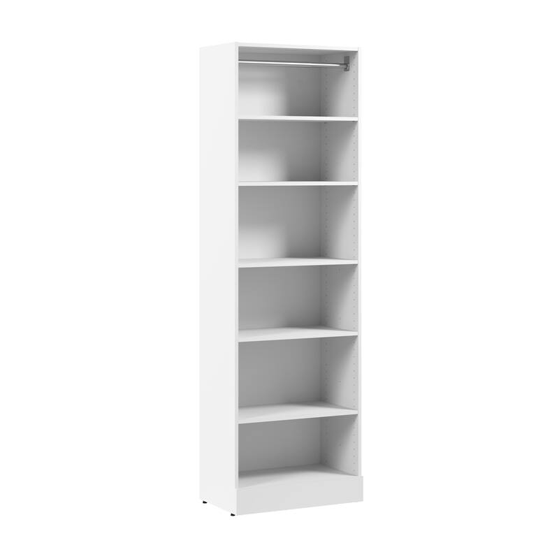 Bestar Florence 25W x 16D Modular Closet System Tower with Shelves