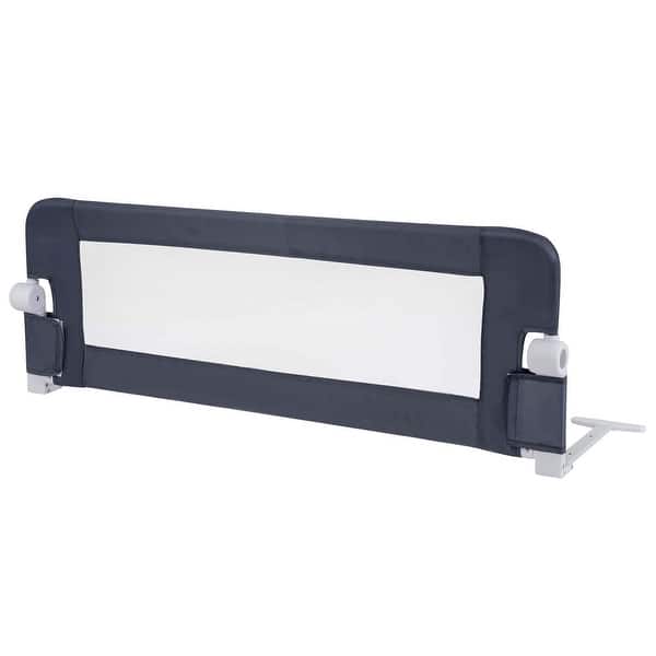 slide 2 of 9, Costway 1/2 PCS 42" Toddler Foldable Bed Rail with Adjustable Safety 1 PCS