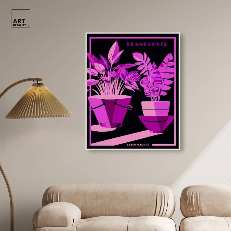 Plant Lover Canvas by Art Remedy