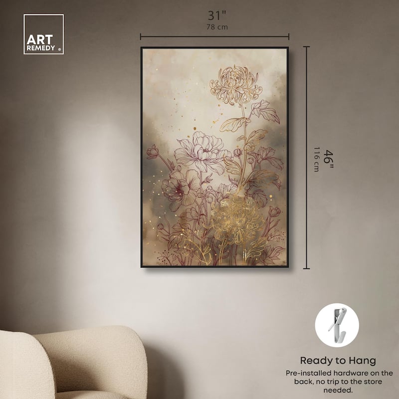 Flourishing Canvas by Art Remedy
