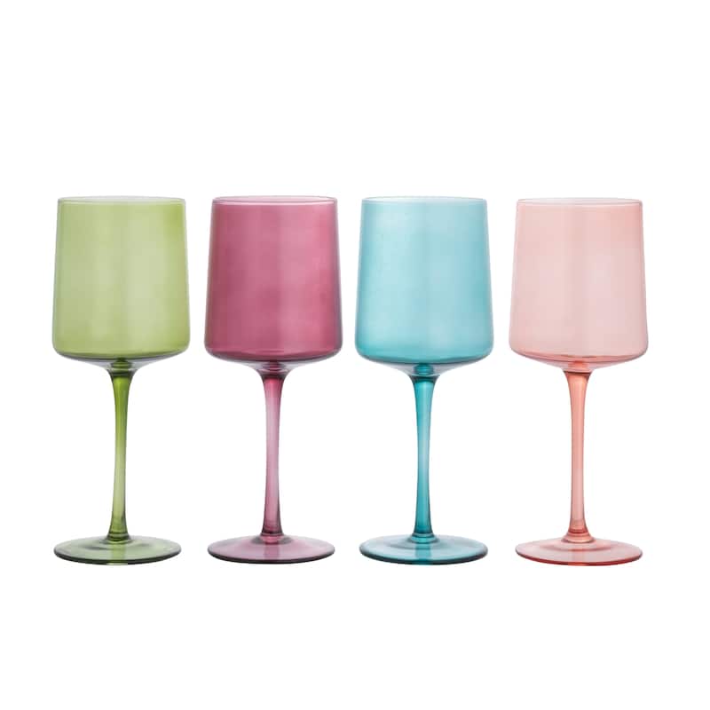 Wine Glasses - 3.3"L x 3.3"W x 8.0"H