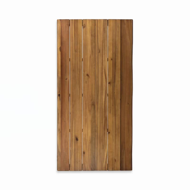 Outdoor wood and metal Dining Table,Natural