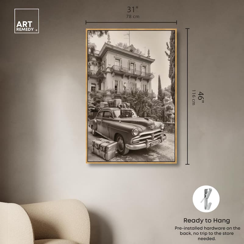 Pack Up the Car Canvas by Art Remedy