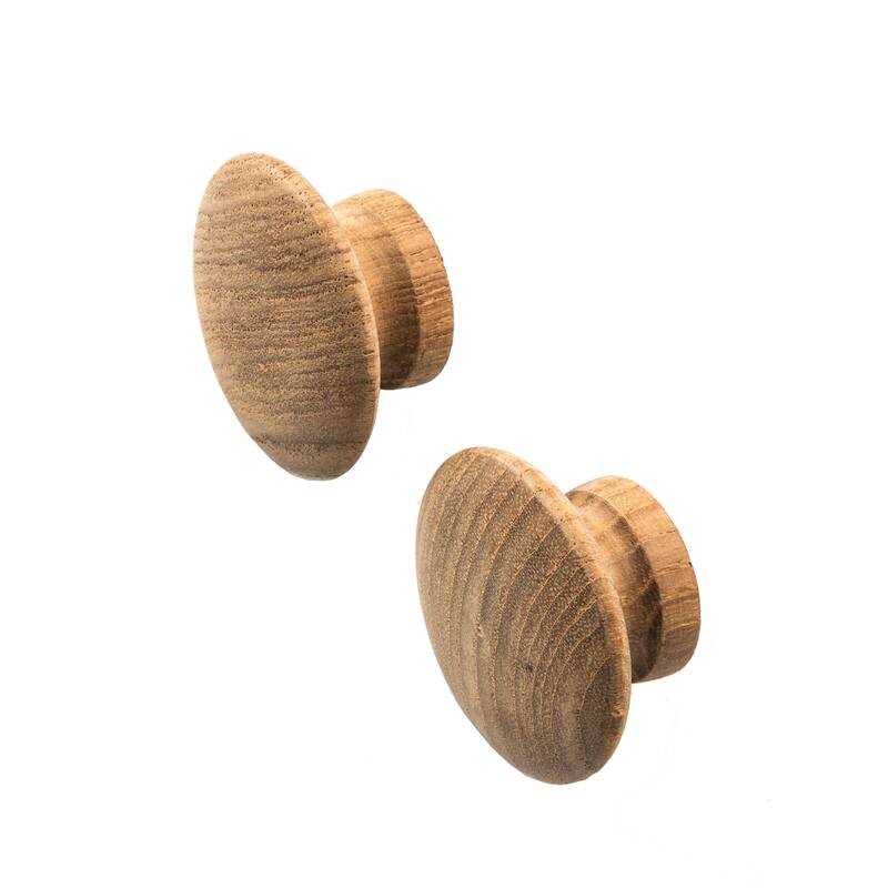 Teak Round Drawer Knob