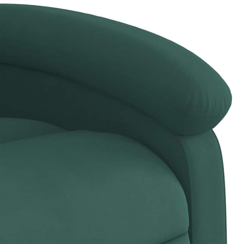 vidaXL Stand up Massage Recliner Chair Power Lift Wingback Armchair Velvet