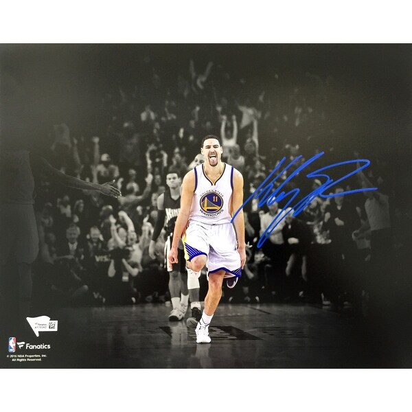 klay thompson autographed jersey