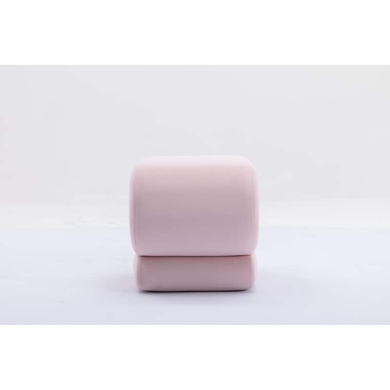 Modern S-shape Ottoman Makeup Stool Footstool for Living Room,Bedroom