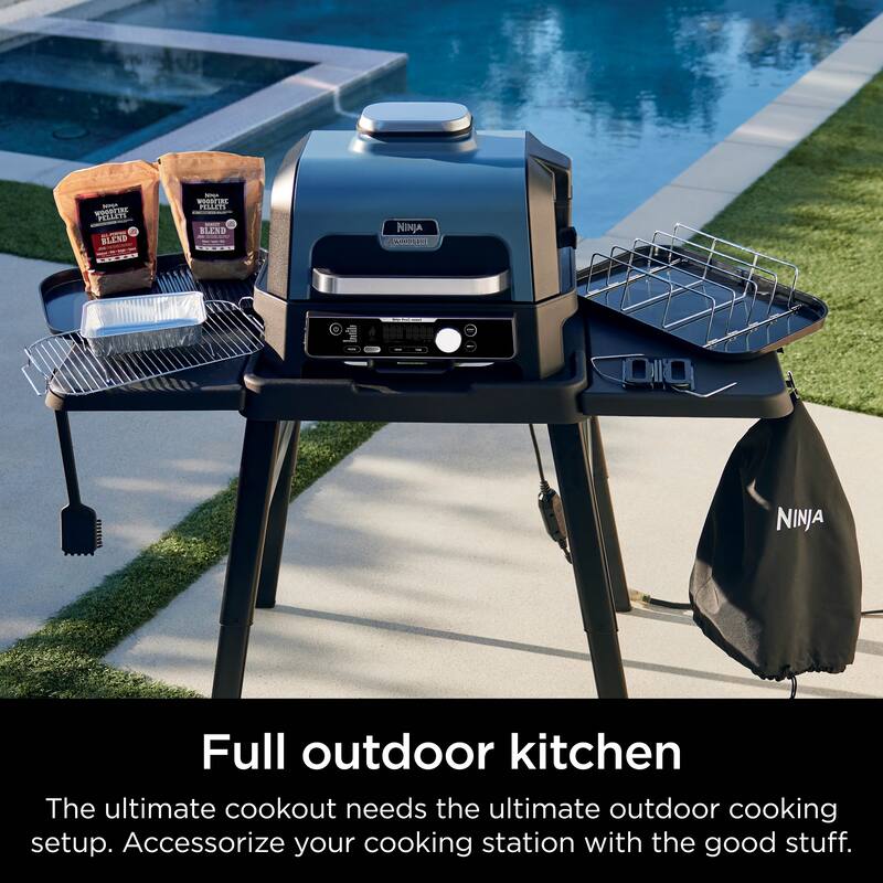 Ninja XSKGRDLXL Woodfire Grill & Griddle Plate, Compatible with OG800 and OG900 Series