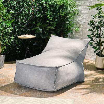 Tulum Indoor/Outdoor Bean Bag Lounger by Christopher Knight Home