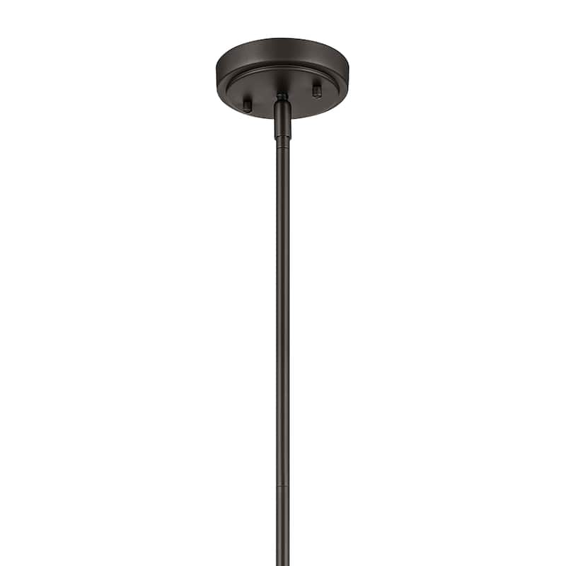 Kichler Lighting Everly 1-Light Bell Pendant Light with Seeded Glass