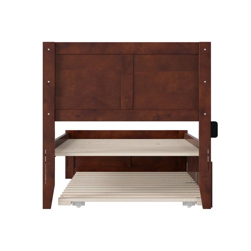 AFI, Canyon Platform Bed with Matching Footboard & Trundle