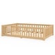 preview thumbnail 132 of 159, Wood Floor Bed with Safety Guardrails and Door