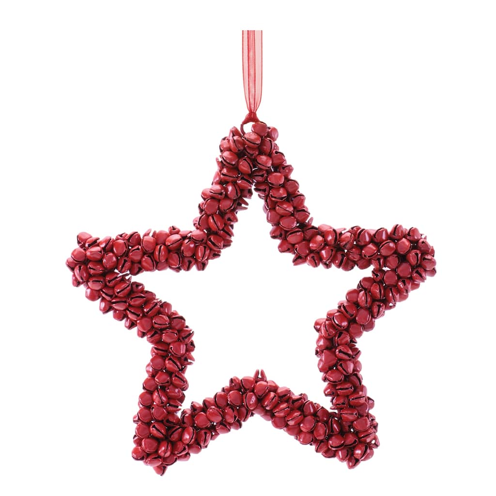 Iron Star Ornament Set of 6 - 6.5"H