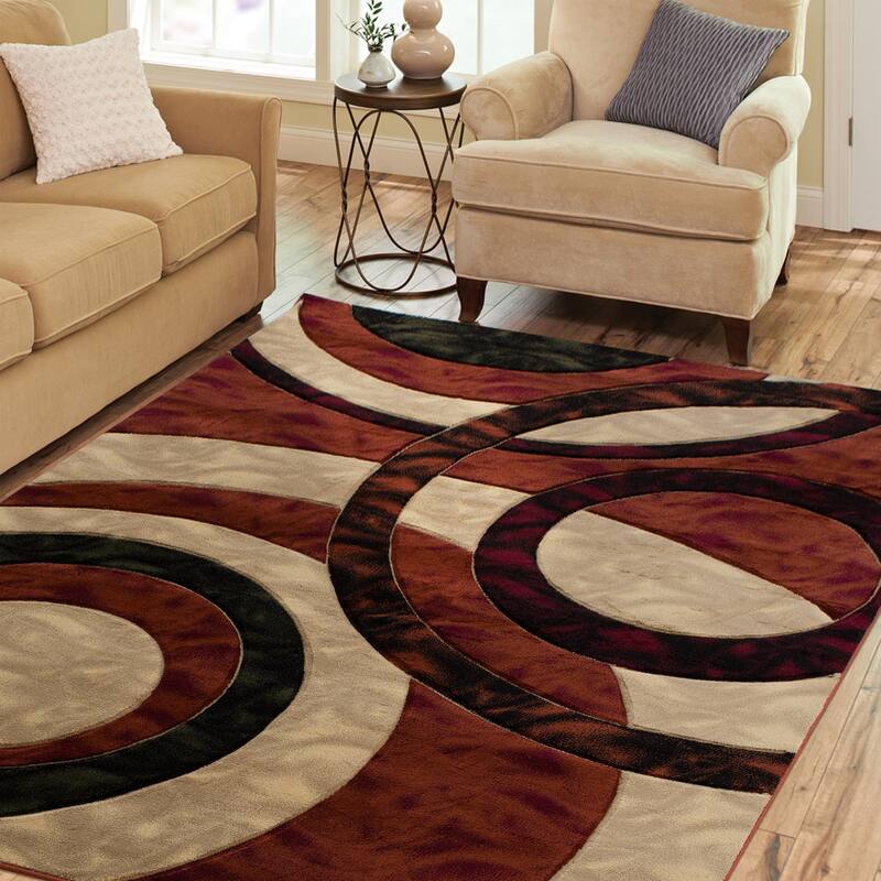 Orelsi Collection Abstract Area Rug