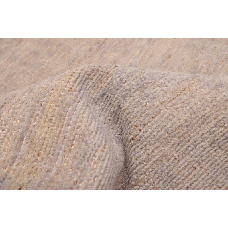 ECARPETGALLERY Hand-knotted Looma Light Grey Wool Rug - 8'3 x 9'11