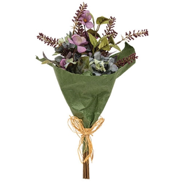 Hydrangea & Pine Cone Bouquet 15