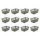 preview thumbnail 31 of 37, YBM Home Large Plastic Storage Basket for Organizing Grey - 12 Piece