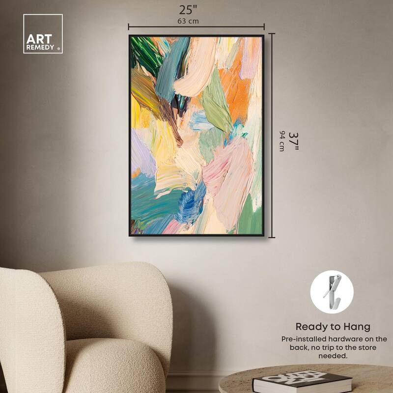 Chromatic Surge I Canvas by Art Remedy