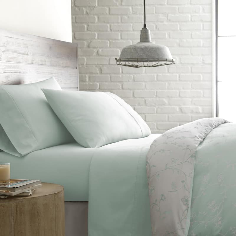 Luxury Sweetbrier Extra Deep Pocket 4-piece Cotton Bed Sheet Set