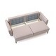 preview thumbnail 14 of 17, Modern Alisa Sleeper Sofa, Flared Arm Couch Sofa for Room Decor, Solid Pine Wood Made Comfortable Sofa Bed Furniture