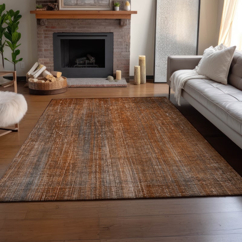 Premium Washable Super Soft Solid Abstract Mayfield Rug