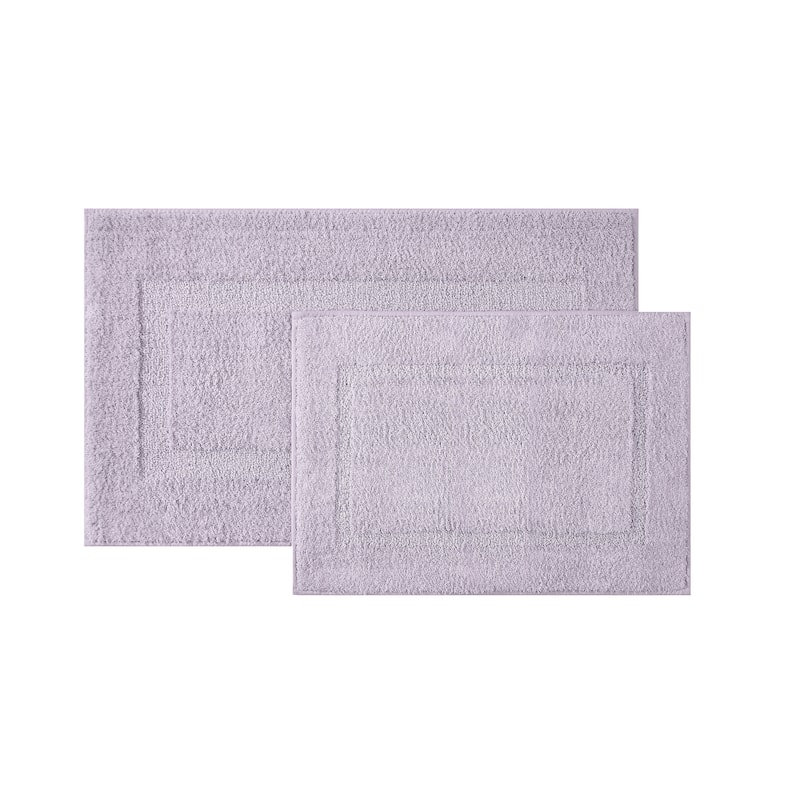 Brooklyn Loom Super Soft Bath Rug - Lavender - (1) 17x24, (1) 20x34
