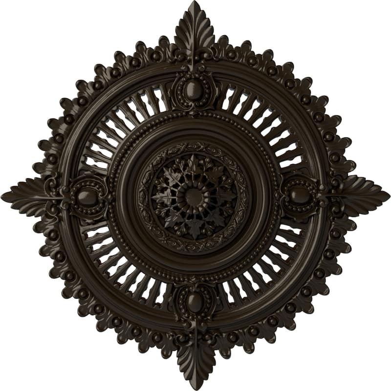 29 1/8"OD x 1 1/4"ID x 4"P Haylynn Ceiling Medallion