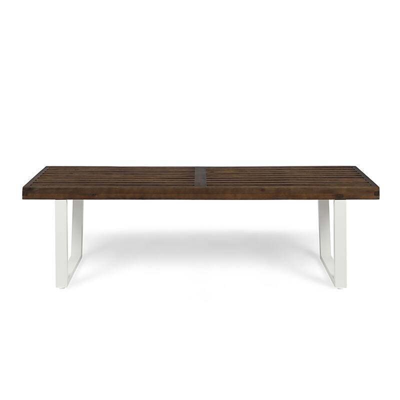 Fresno Outdoor Acacia Dining Bench by Christopher Knight Home