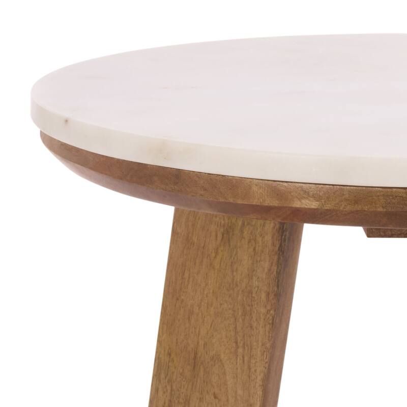 SAFAVIEH Home Sanji Round Accent Table - 18"W x 18"D x 20"H