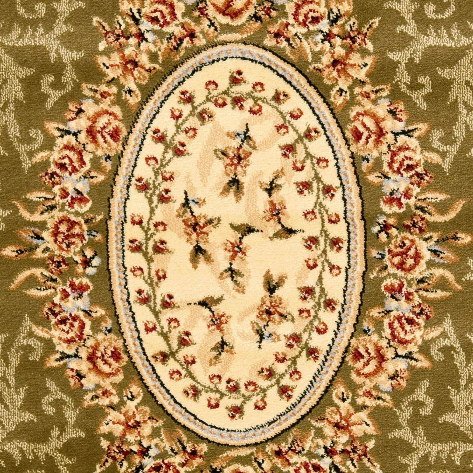 Theresa Oriental Ivory/Red Area Rug Charlton Home Rug Size: Rectangle 3'3 x 5'3