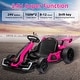preview thumbnail 5 of 28, 24V Electric Go Kart for Kids, Powerful Drift Kart with 2 * 150W Motors
