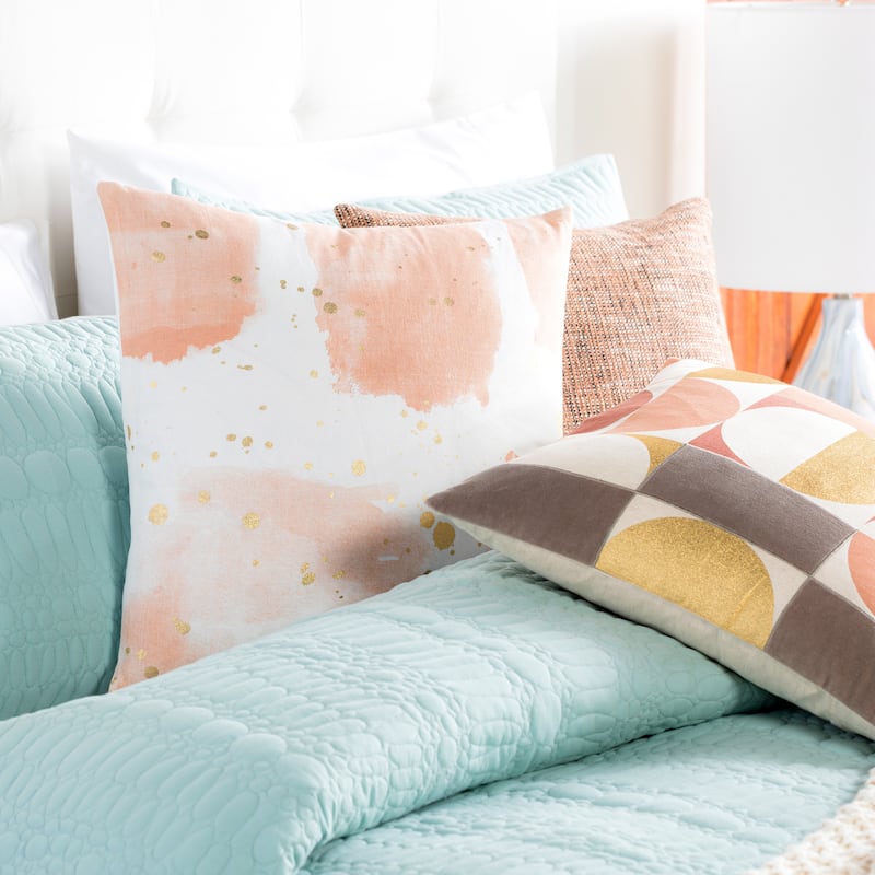 Artistic Weavers Saltillo Modern Watercolor Throw Pillow - 18"H x 18"W - Cover Only